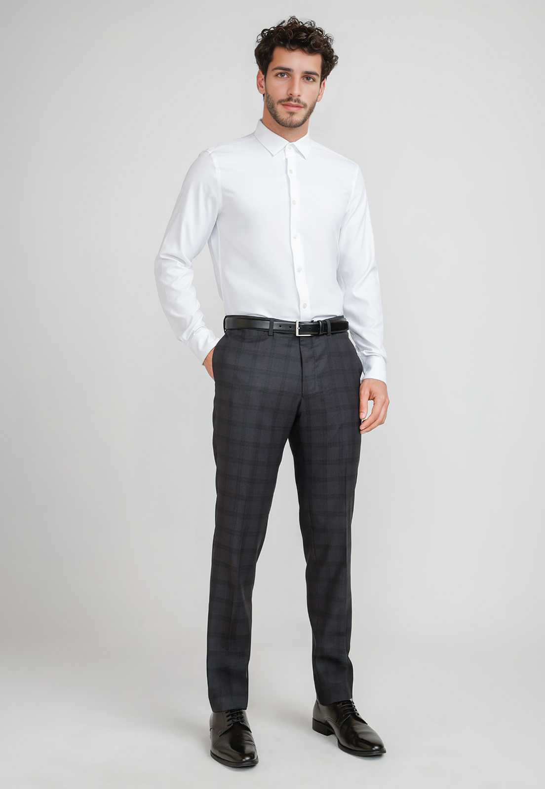 PANTALON FORMAL HOMBRE SUIT SEPARATE NEGRO - 4