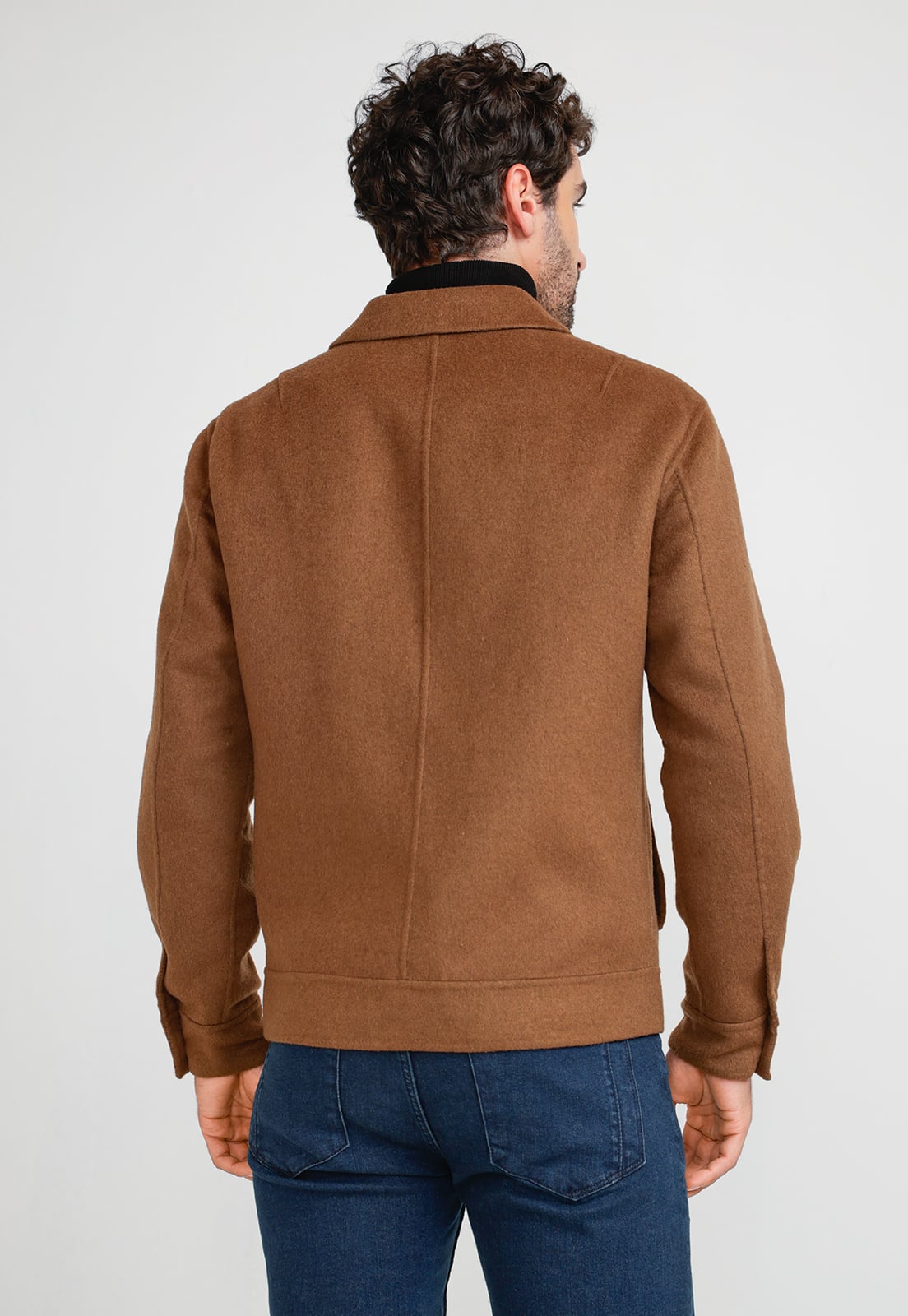 CHAQUETA HOMBRE LANA CAMEL - 2