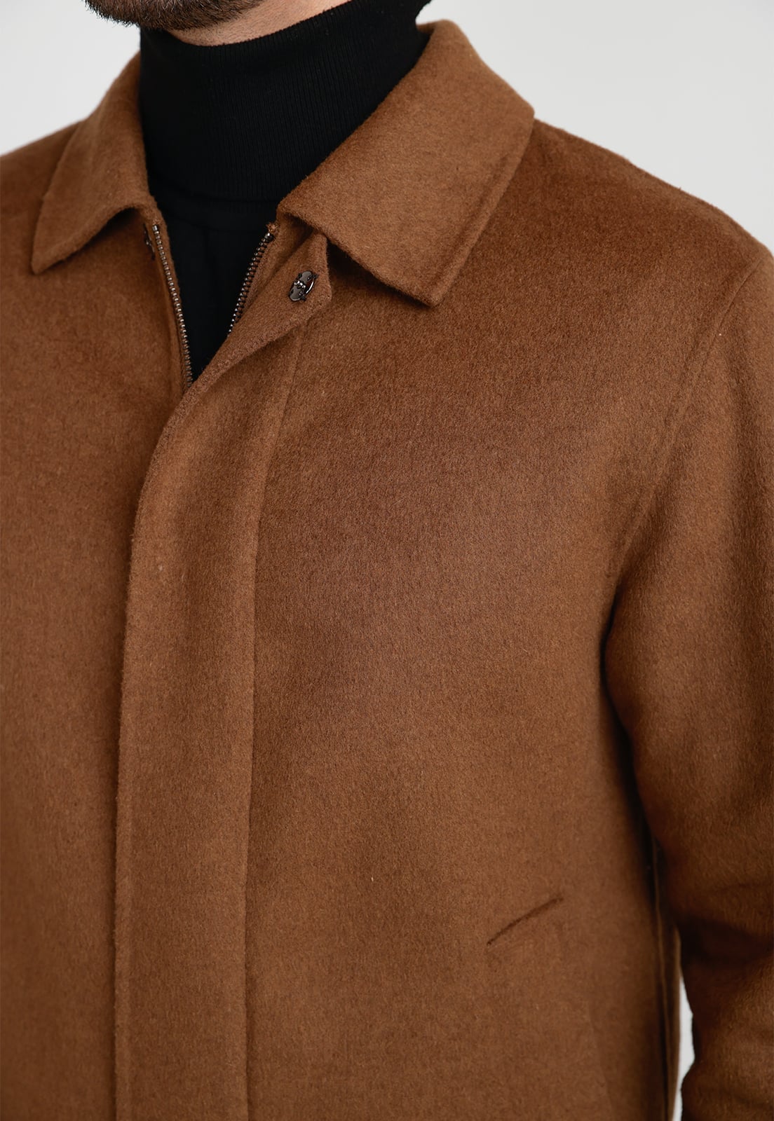 CHAQUETA HOMBRE LANA CAMEL - 3