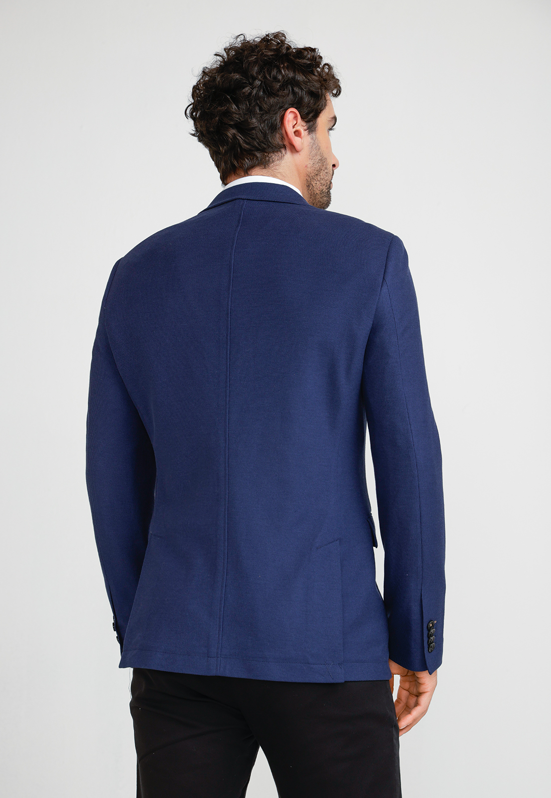 CHAQUETA HOMBRE STRETCH AZUL - 2