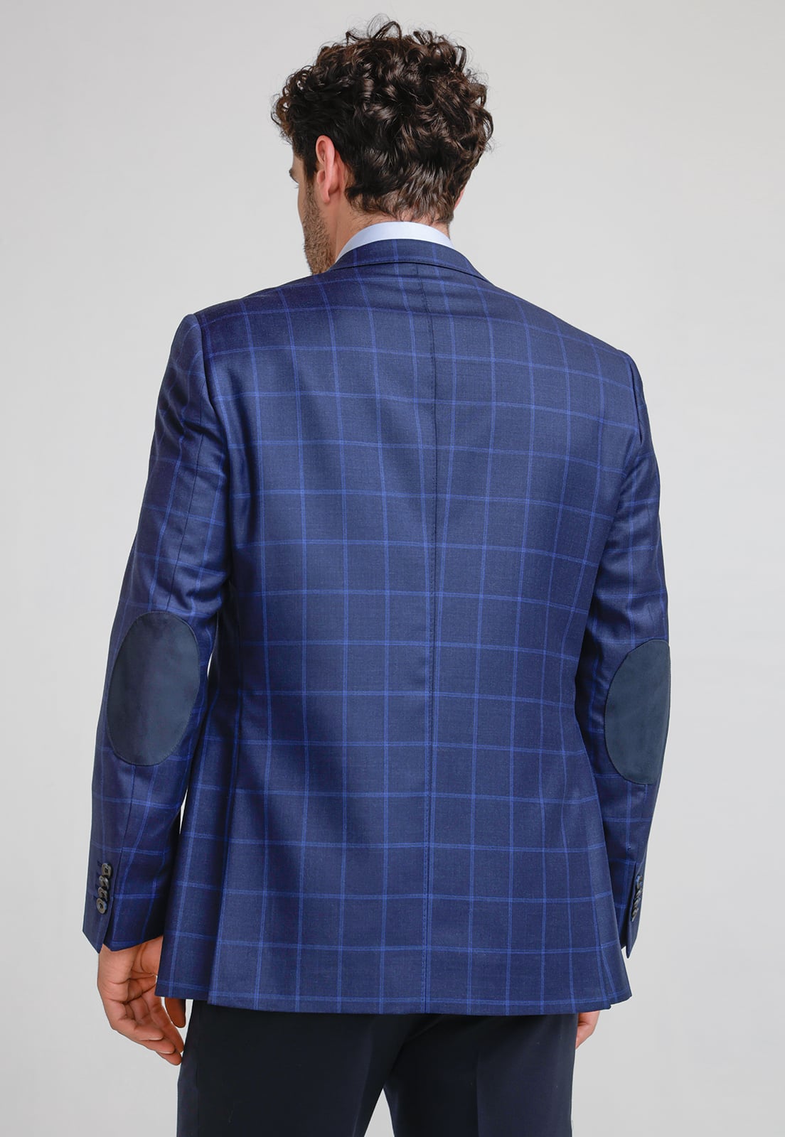 CHAQUETA HOMBRE FORMAL LANA S100'S CLASSIC AZUL - 2