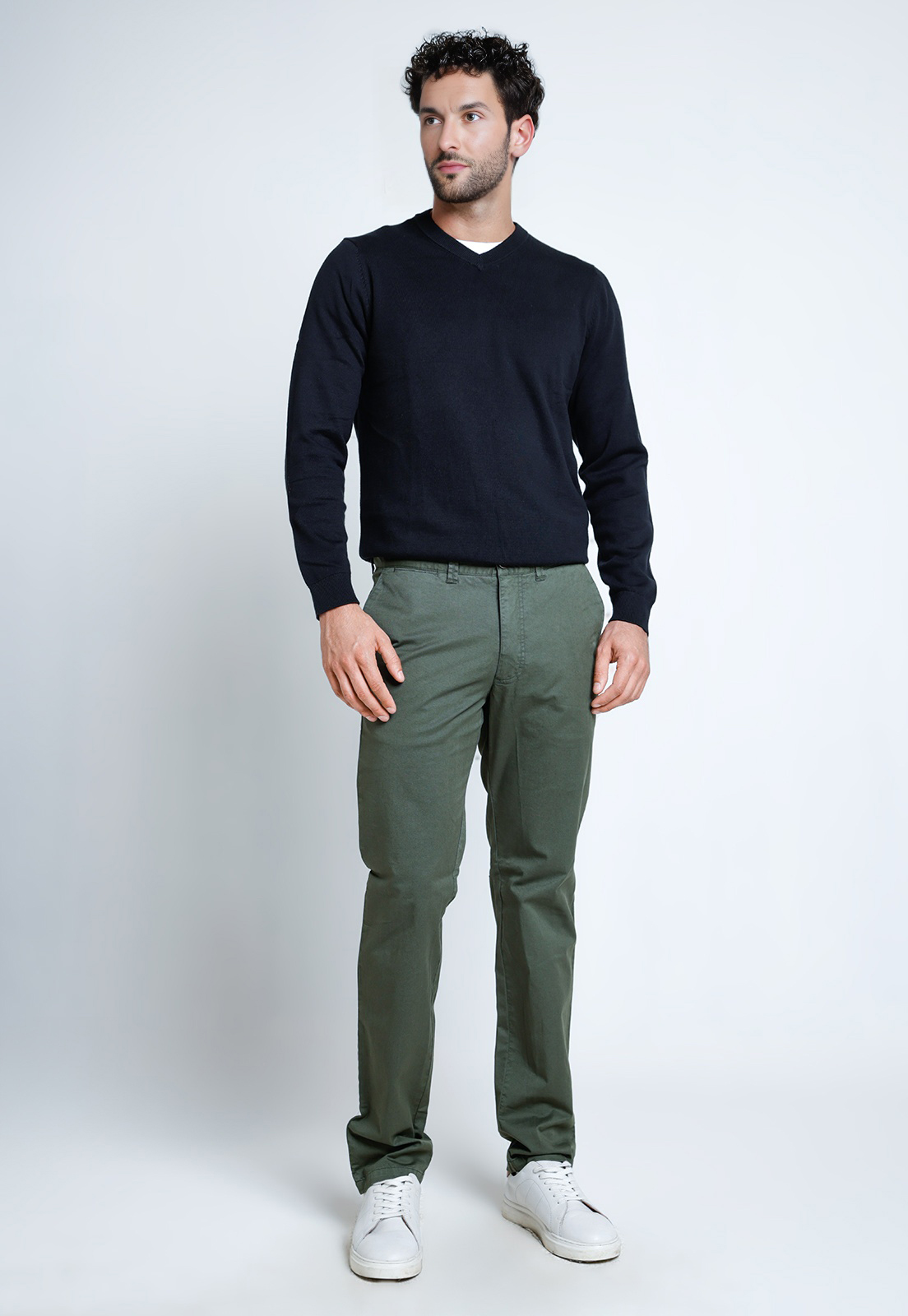 PANTALON HOMBRE ALGODON VINCI VERDE - 4