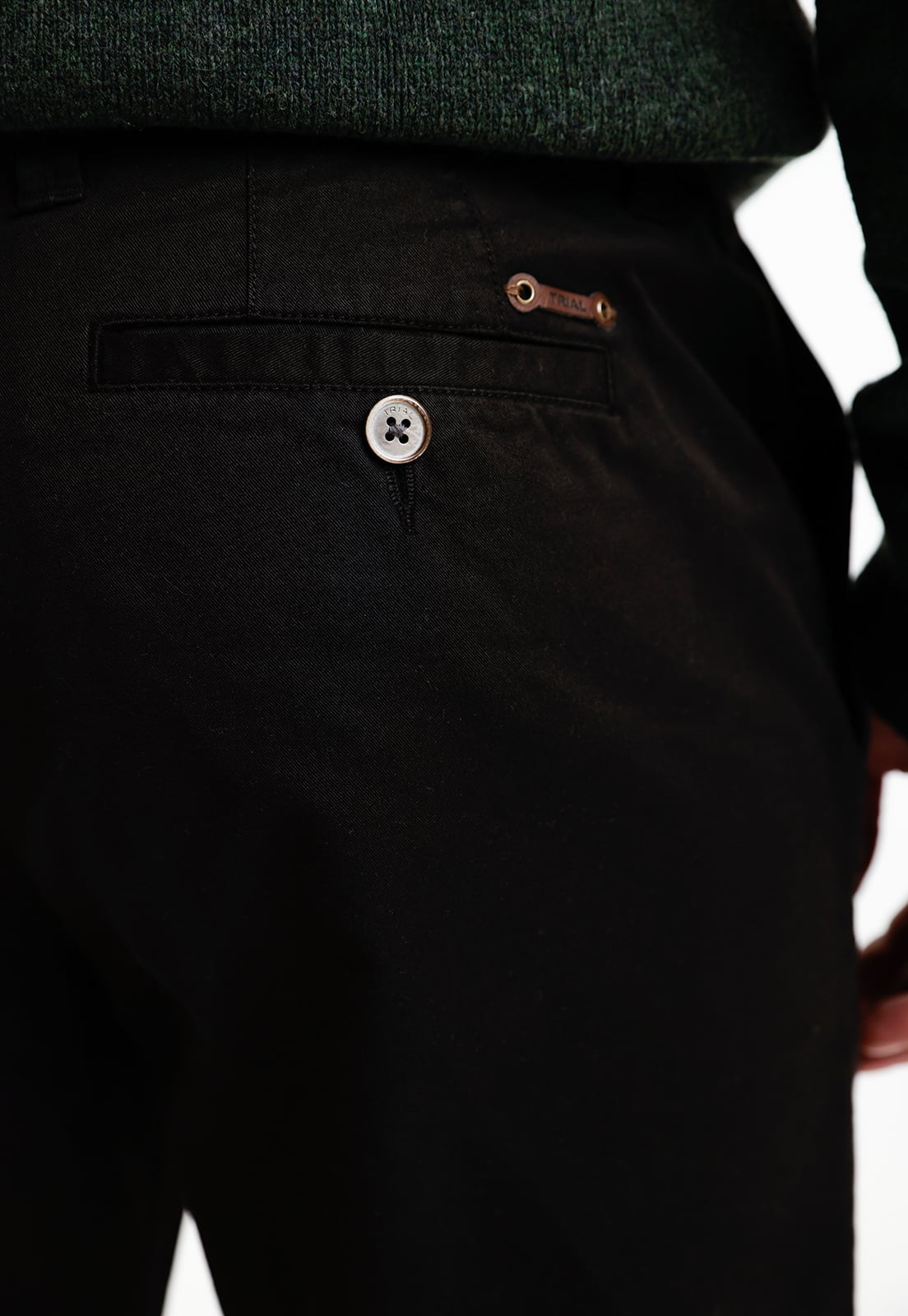 PANTALON HOMBRE ALGODON VINCI NEGRO - 3