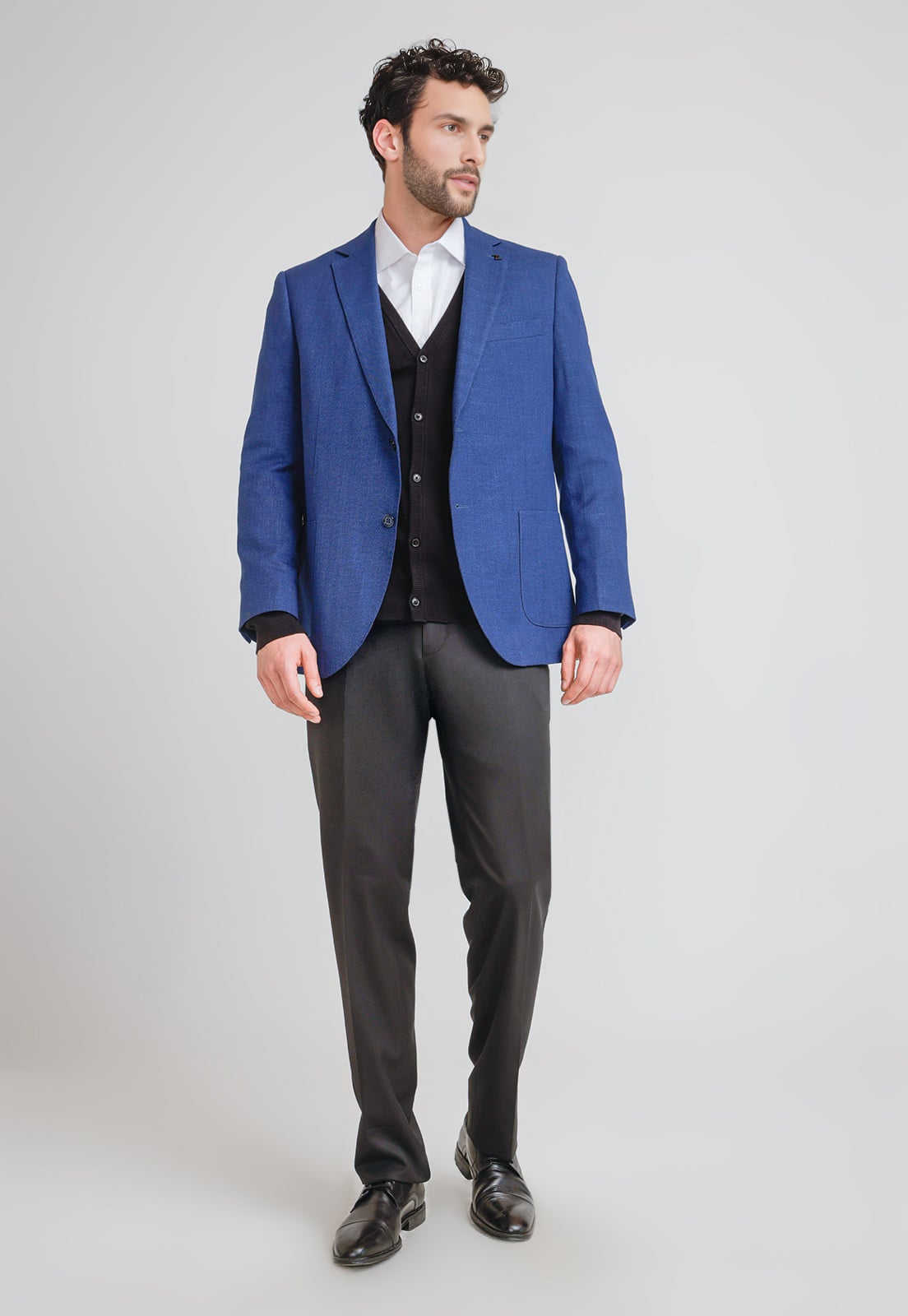 CHAQUETA HOMBRE FORMAL EXECUTIVE AZUL - 4