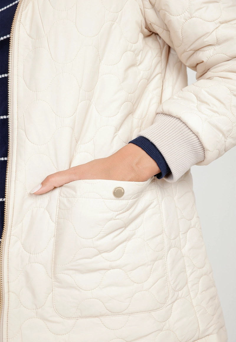 PARKA REVERSIBLE MUJER BEIGE - 5