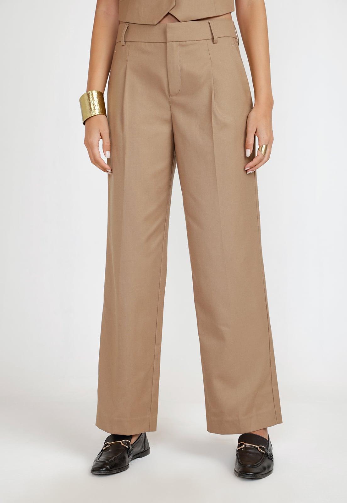 PANTALON MUJER ELOISA CAMEL - 1