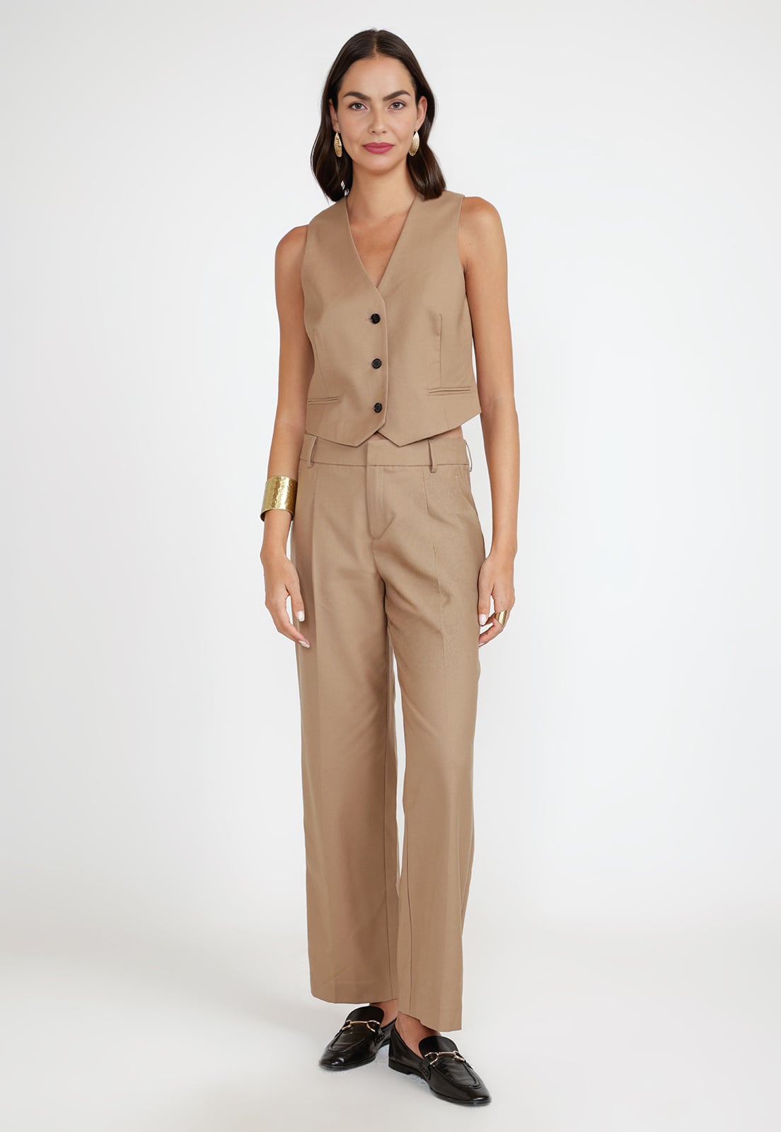 PANTALON MUJER ELOISA CAMEL - 4