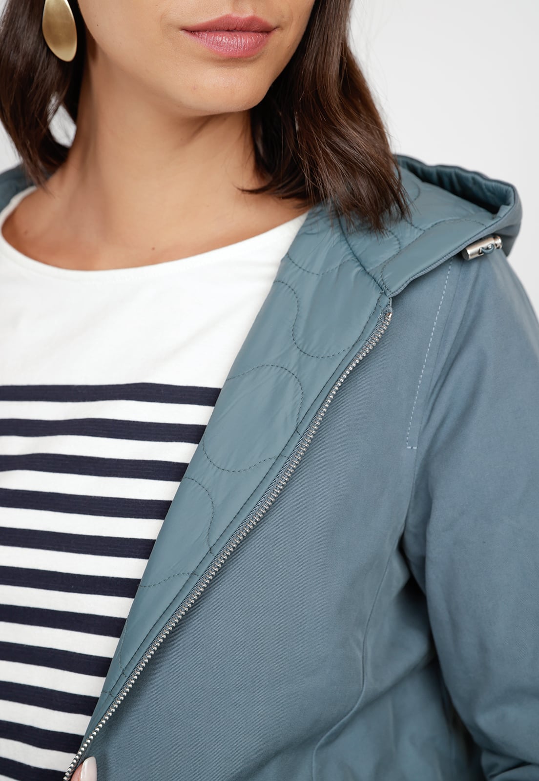 PARKA MUJER REVERSIBLE LISA CELESTE - 5