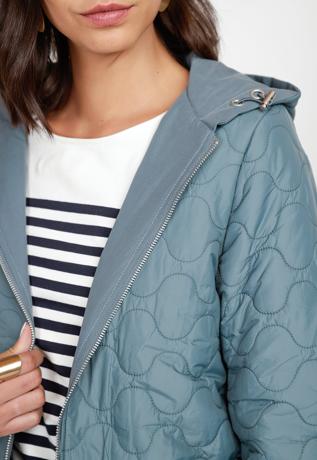 PARKA MUJER REVERSIBLE LISA CELESTE - 6