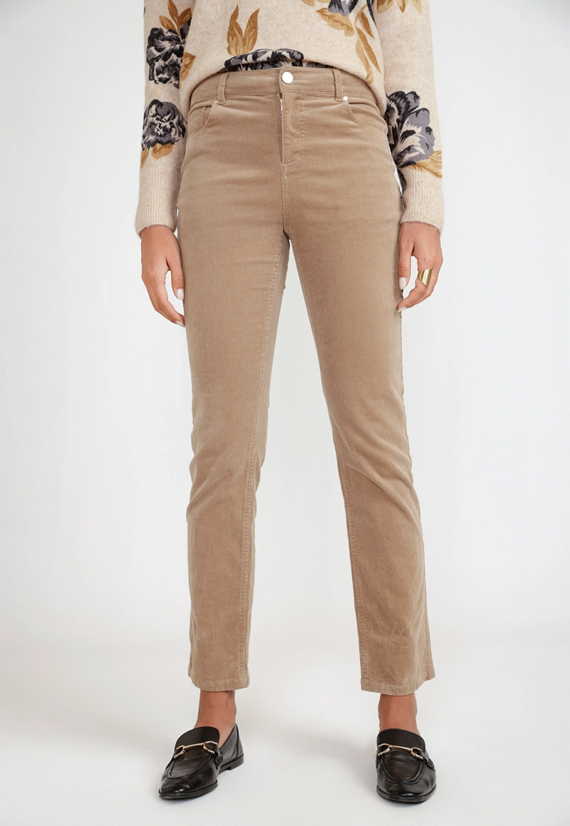 PANTALON MUJER HELEA COTELE  CAMEL - 1
