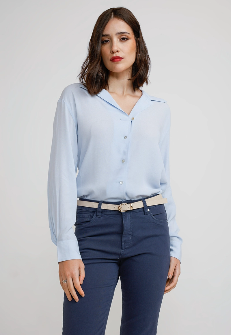 BLUSA MUJER CALISTA CELESTE - 1