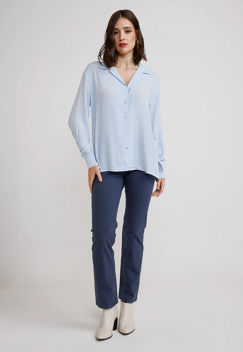BLUSA MUJER CALISTA CELESTE - 4
