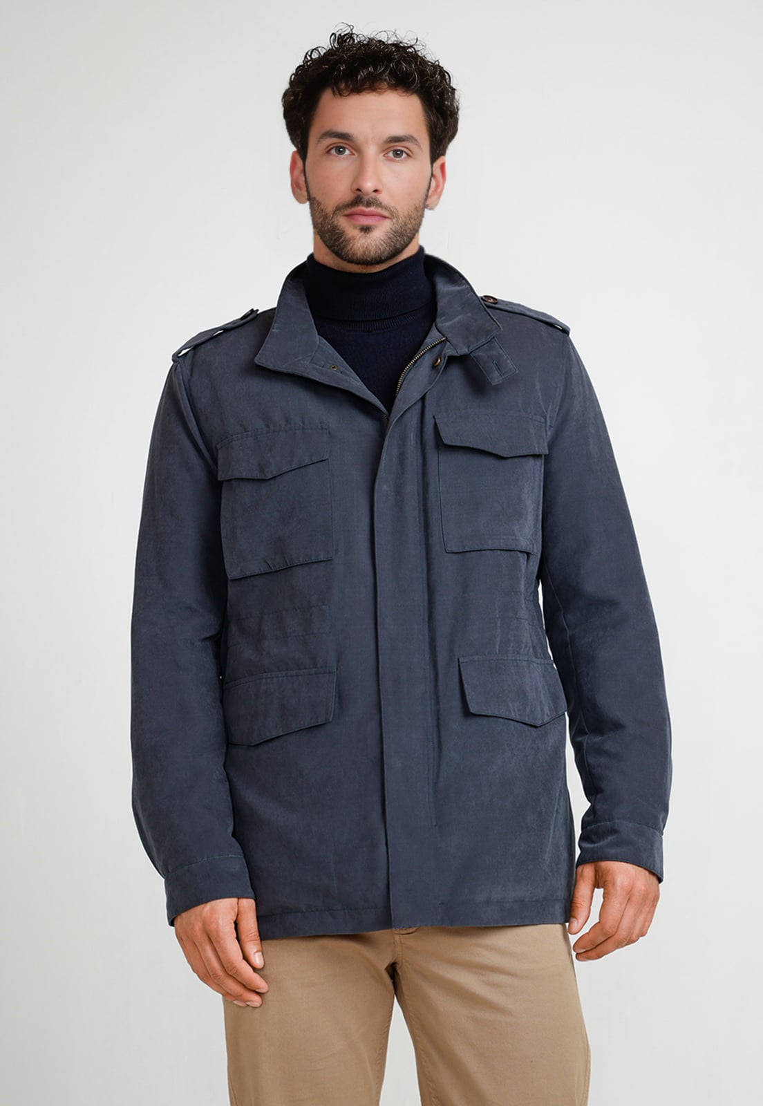 CHAQUETA SPORT HOMBE TESLA AZUL MARINO - 1