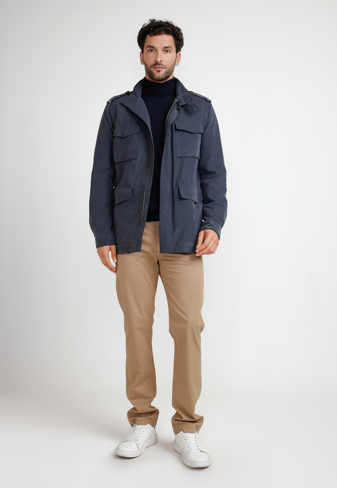 CHAQUETA SPORT HOMBE TESLA AZUL MARINO - 4