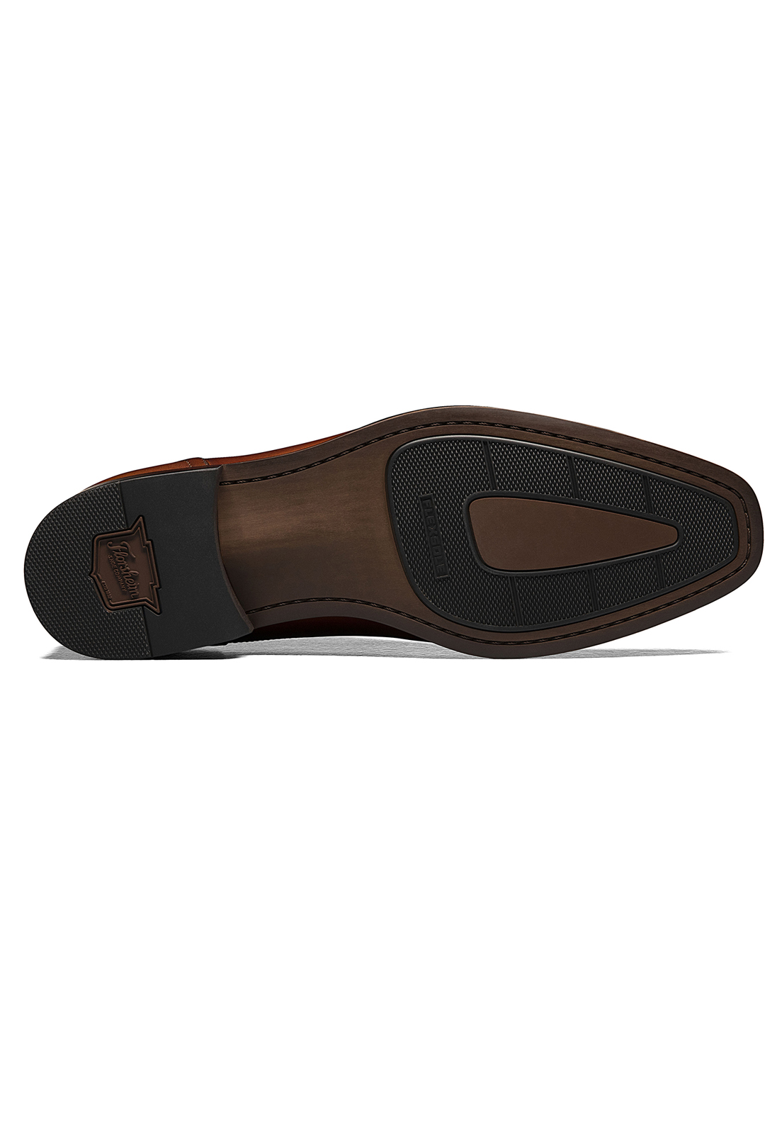 ZAPATO SORRENTO PLAIN TOE SINGLE MONK STRAP COGNAC - 8