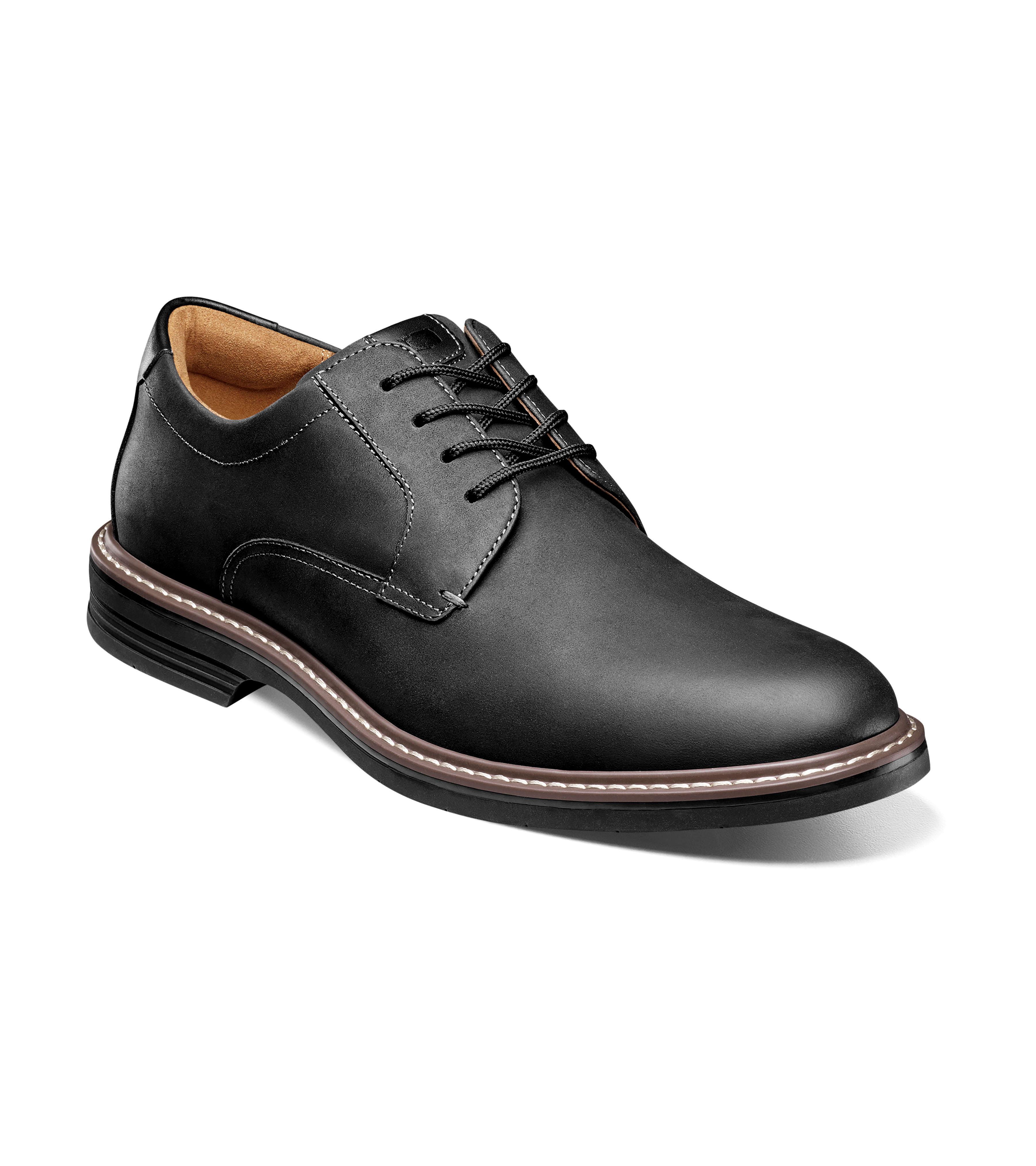 ZAPATOS NORWALK PLAIN TOE OXFORD NEGRO - 1