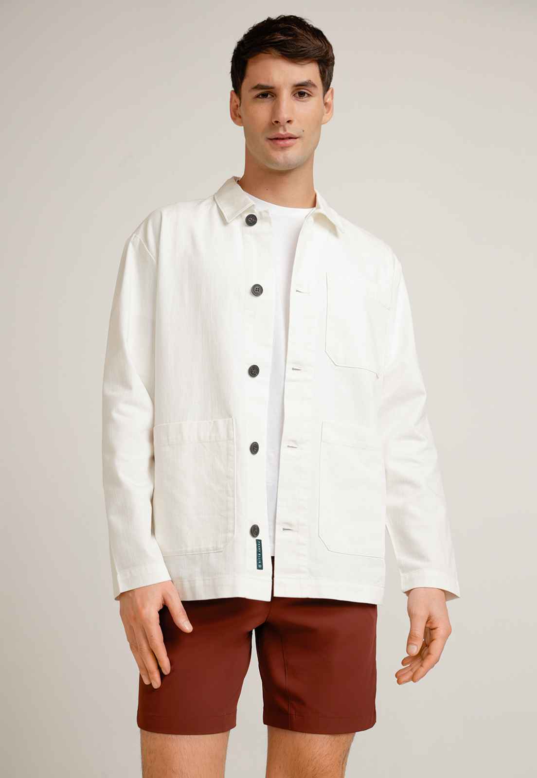 SOBRECAMISA HOMBRE CASUAL CRUDO - 1