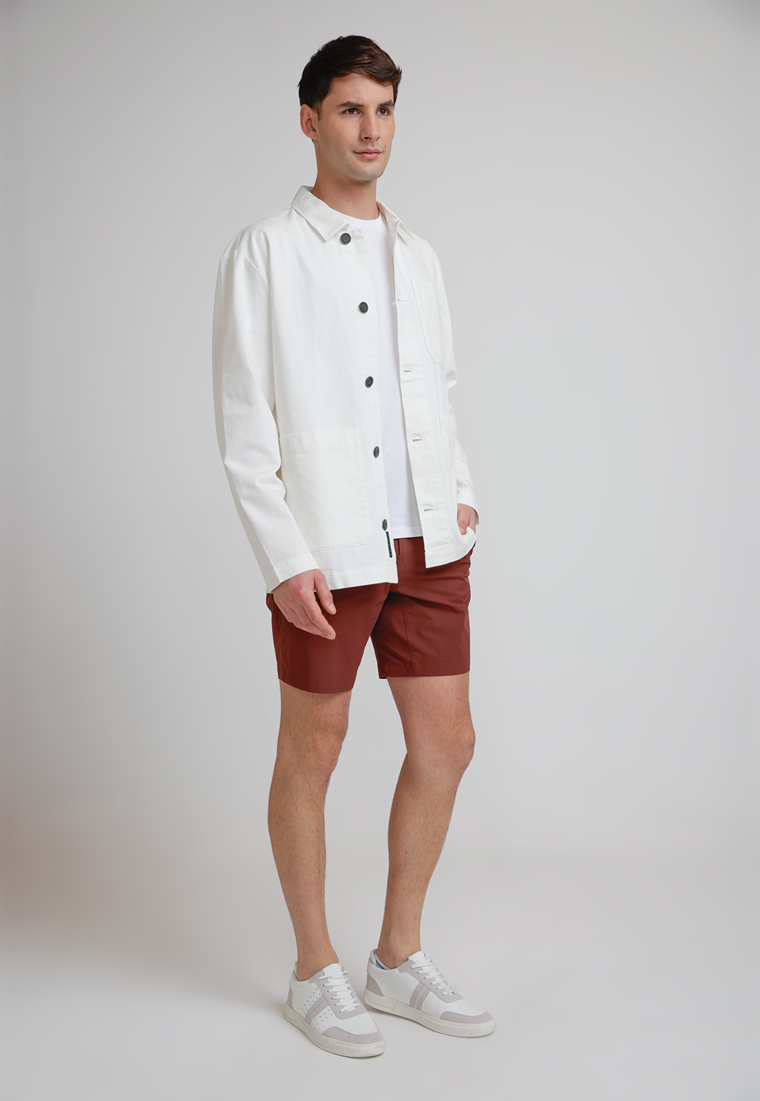 SOBRECAMISA HOMBRE CASUAL CRUDO - 4