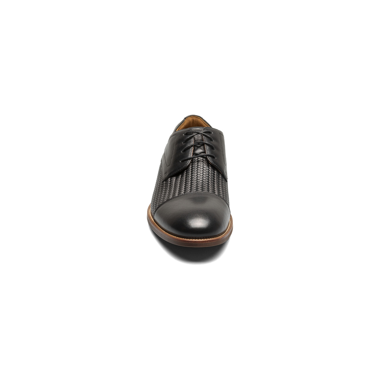 ZAPATOS FORMAL NEGRO RUCCI WEAVE CAP TOE - 2