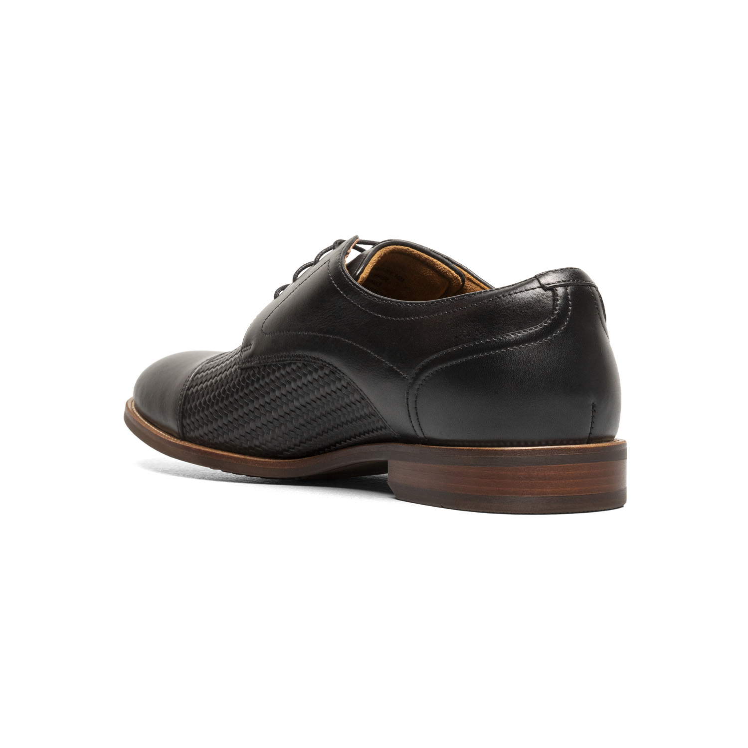 ZAPATOS FORMAL NEGRO RUCCI WEAVE CAP TOE - 8