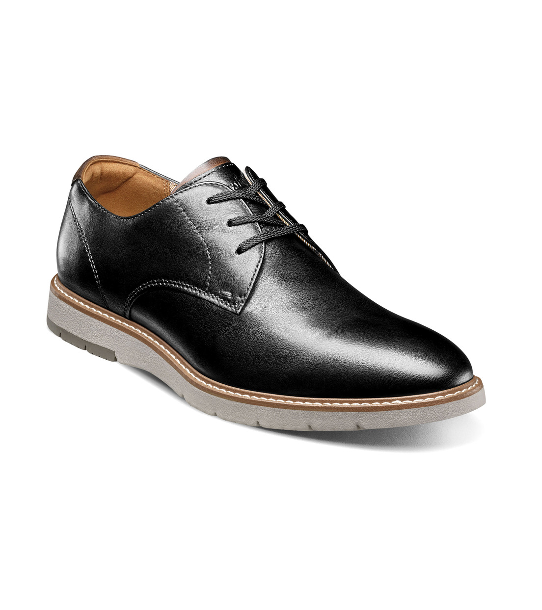 ZAPATOS CASUAL VIBE PLAIN OXFORD NEGRO - 1