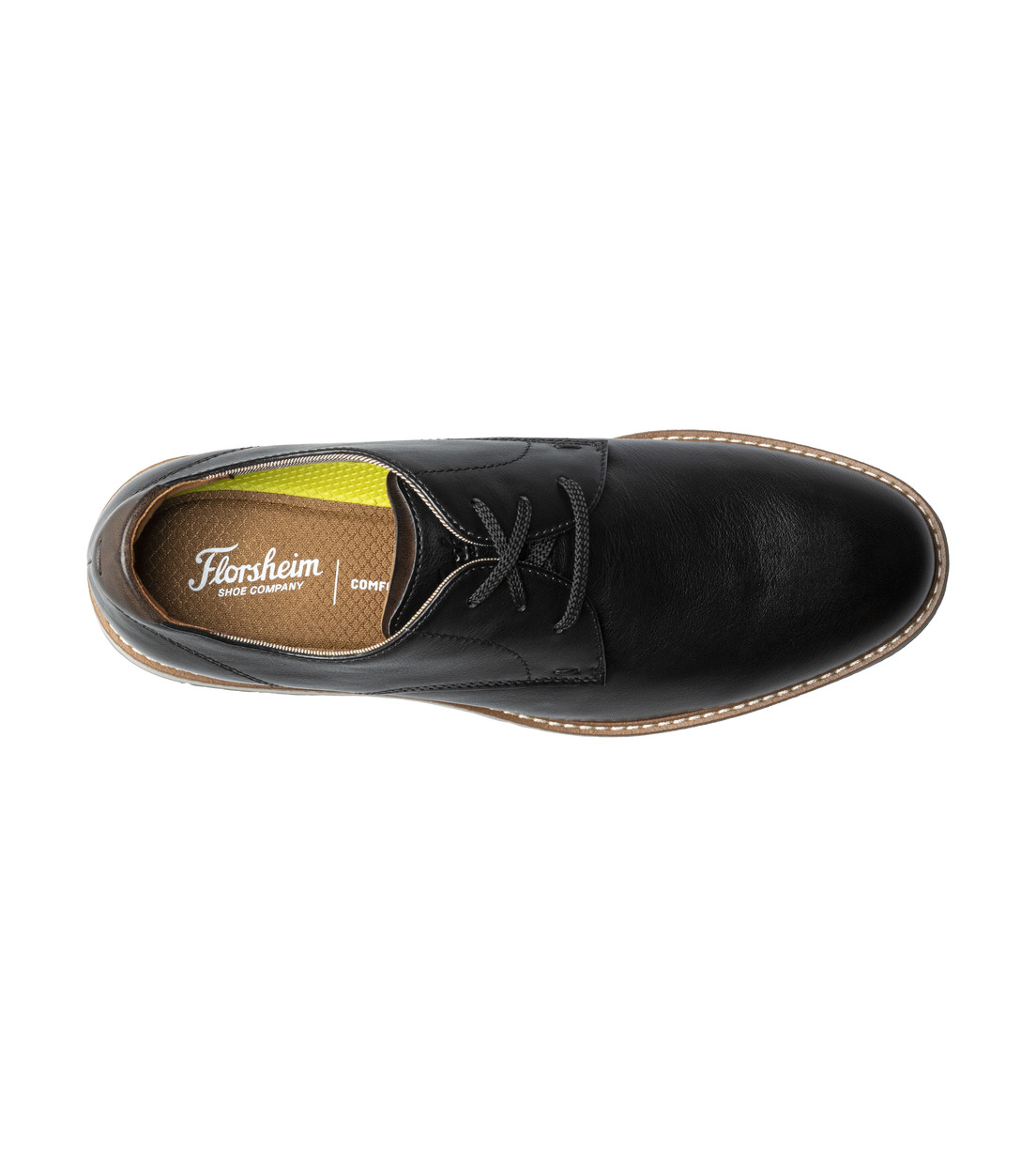 ZAPATOS CASUAL VIBE PLAIN OXFORD NEGRO - 6