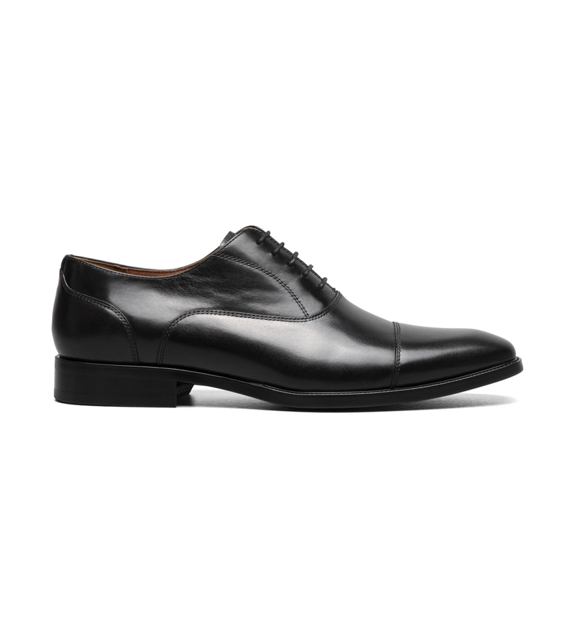 ZAPATOS FORMAL SORRENTO CAP TOE BAL OXFORD NEGRO - 3