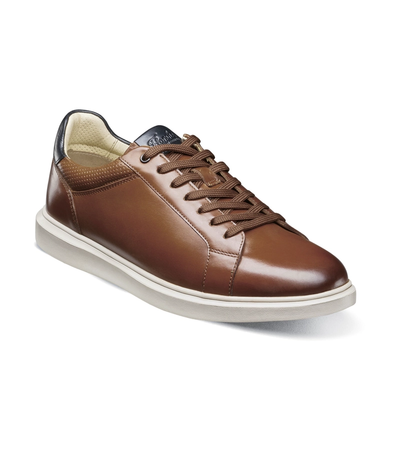 ZAPATILLAS CASUAL SOCIAL LACE TO TOE SNEAKER COGNAC - 1