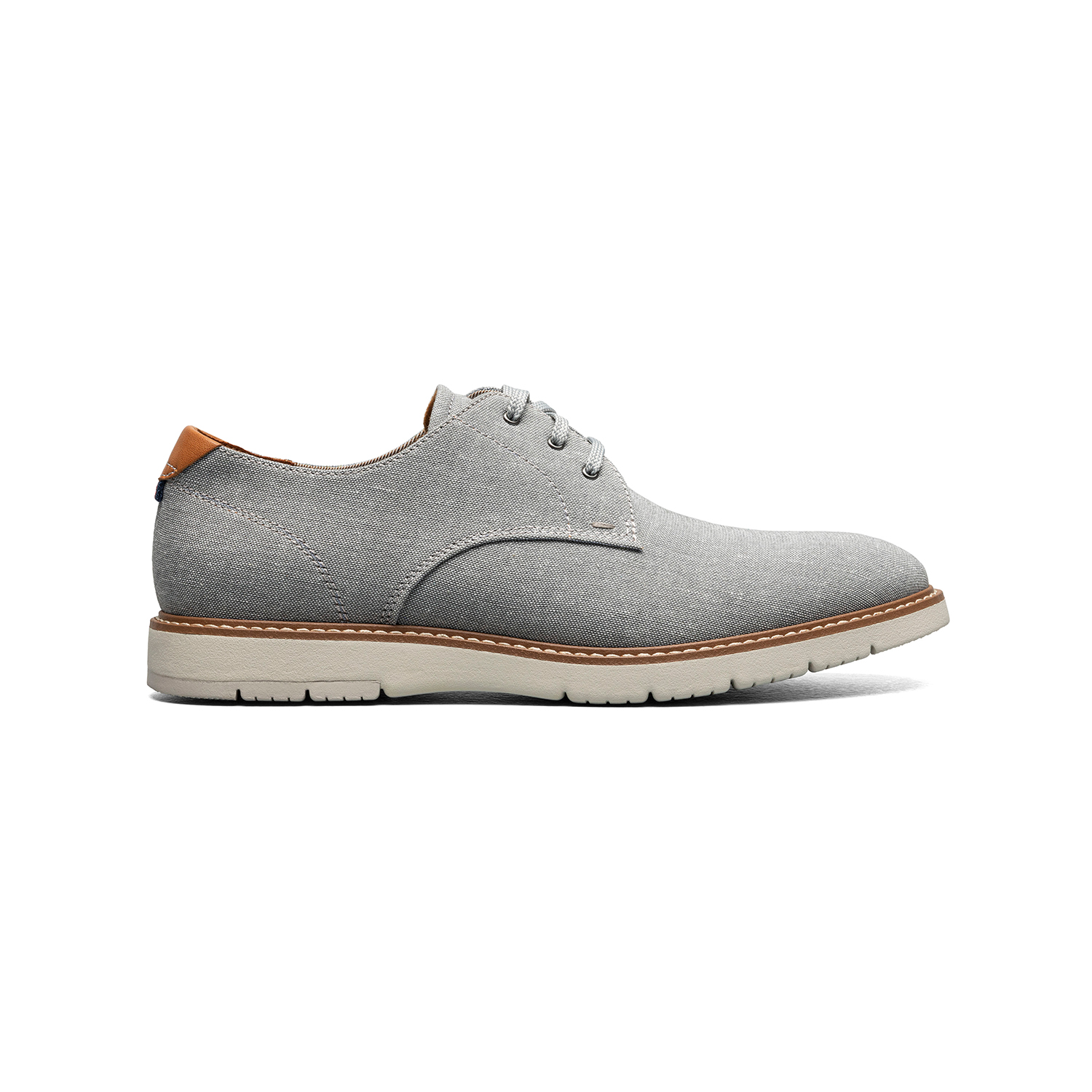 ZAPATOS CASUAL GRIS VIBE CANVAS PLAIN TOE OXFORD - 3