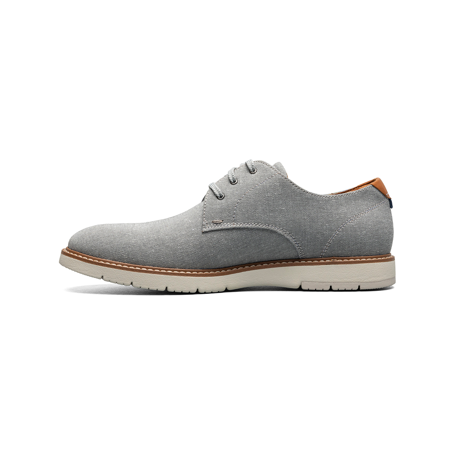 ZAPATOS CASUAL GRIS VIBE CANVAS PLAIN TOE OXFORD - 5