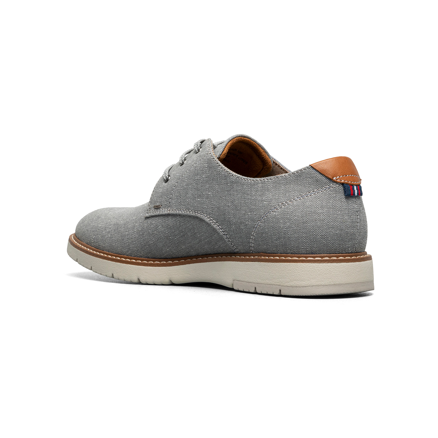 ZAPATOS CASUAL GRIS VIBE CANVAS PLAIN TOE OXFORD - 8