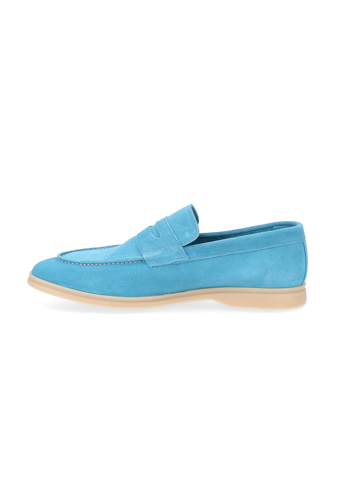 MOCASINES CASUAL ITALIANOS SALORNO MOC TOE CELESTE - 2