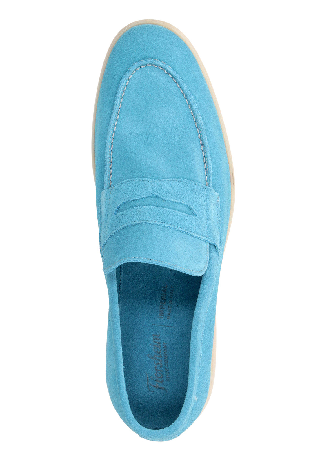 MOCASINES CASUAL ITALIANOS SALORNO MOC TOE CELESTE - 4