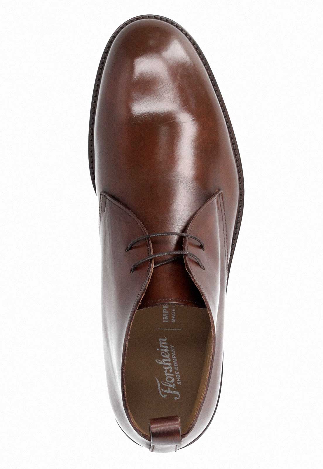 BOTINES FORMAL ITALIANOS VOLTAGO PLAIN TOE CHUKKA COGNAC - 4