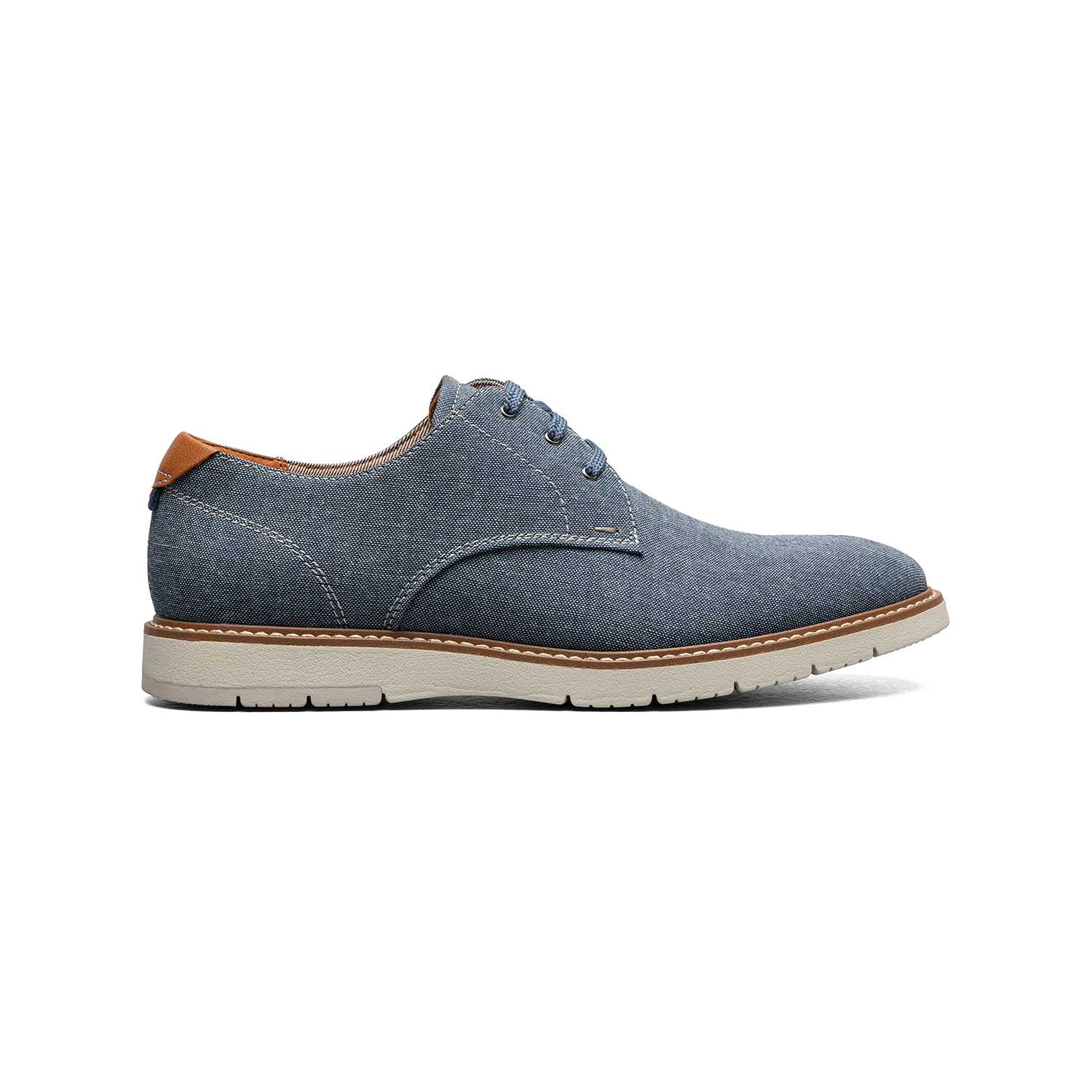 ZAPATOS CASUAL NAVY VIBE CANVAS PLAIN TOE OXFORD - 3