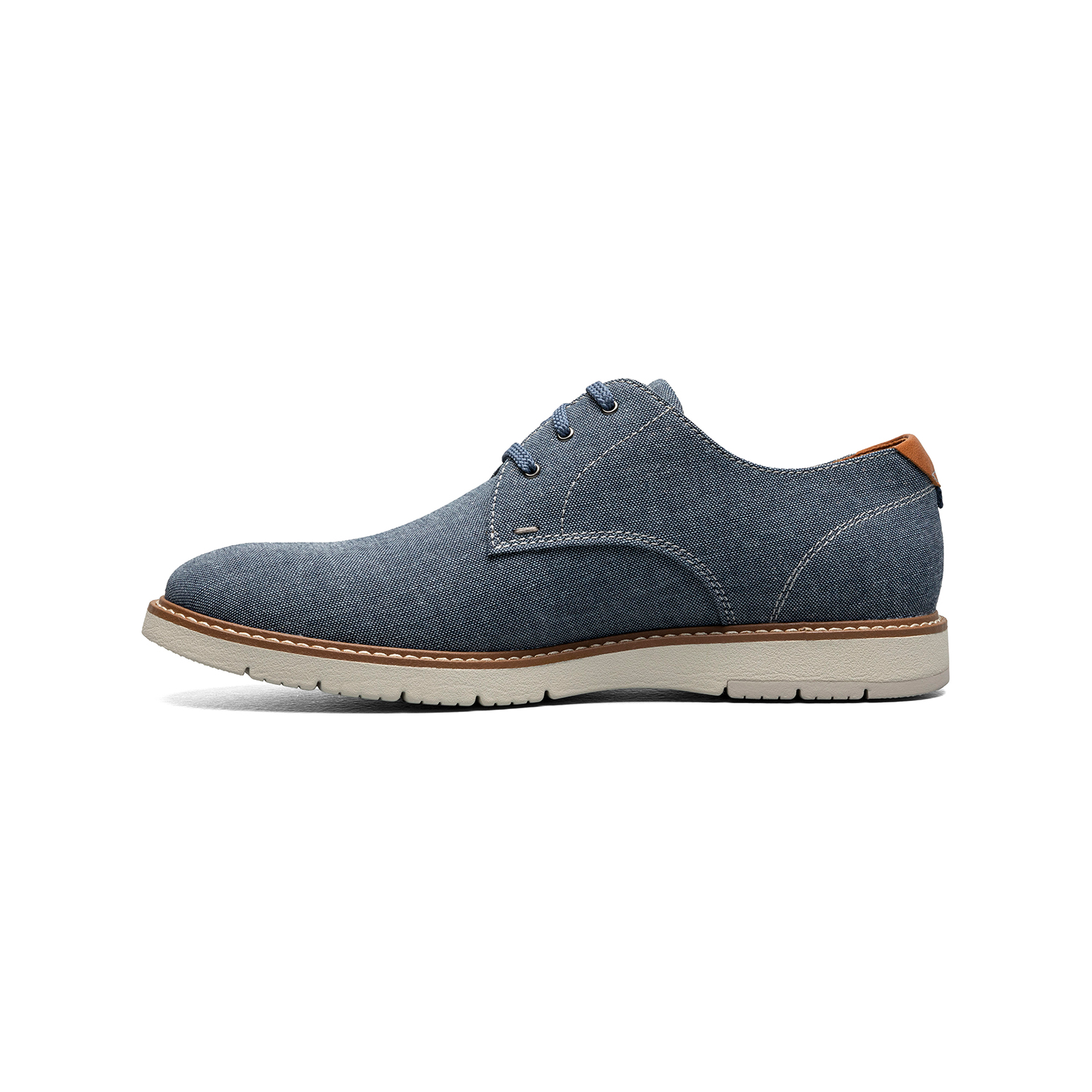 ZAPATOS CASUAL NAVY VIBE CANVAS PLAIN TOE OXFORD - 5