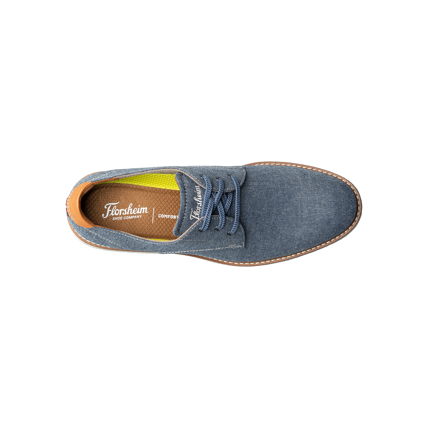 ZAPATOS CASUAL NAVY VIBE CANVAS PLAIN TOE OXFORD - 6