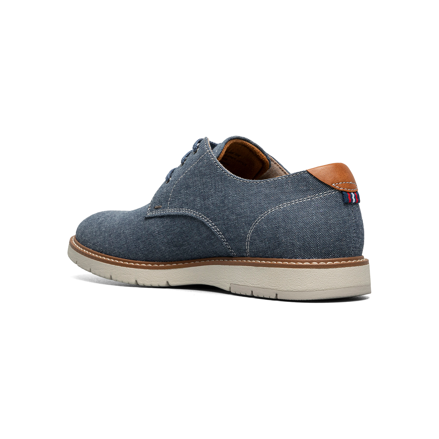 ZAPATOS CASUAL NAVY VIBE CANVAS PLAIN TOE OXFORD - 8