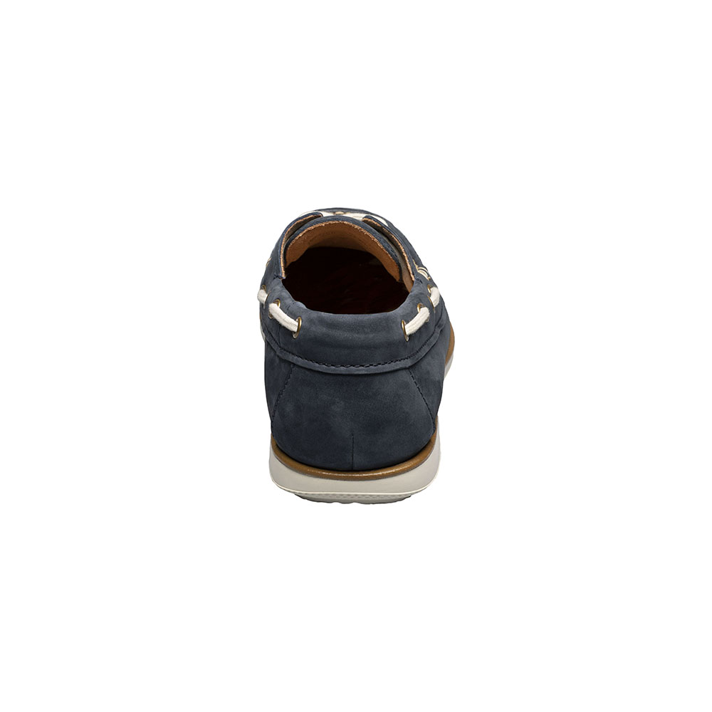 MOCASINES ATLANTIC MOC TOE BOAT SHOE NAVY - 4