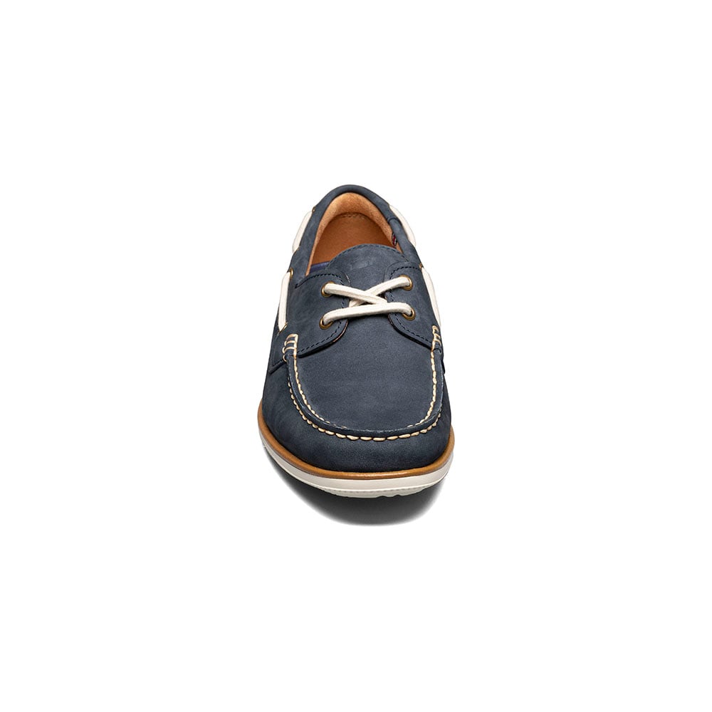 MOCASINES ATLANTIC MOC TOE BOAT SHOE NAVY - 5
