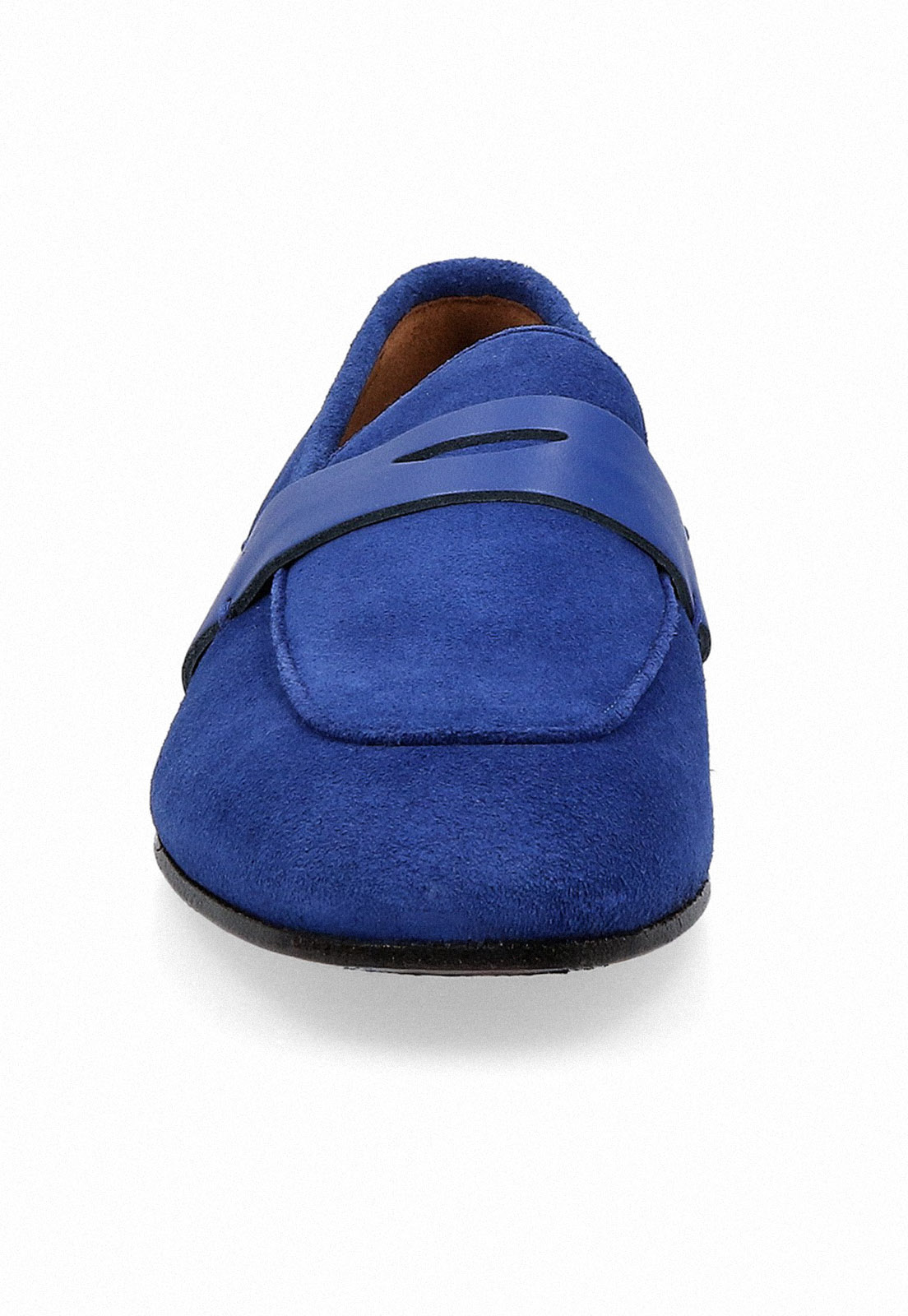 MOCASINES CASUAL ITALIANOS PROCENO MOC TOE PENNY LOAFER AZUL - 3