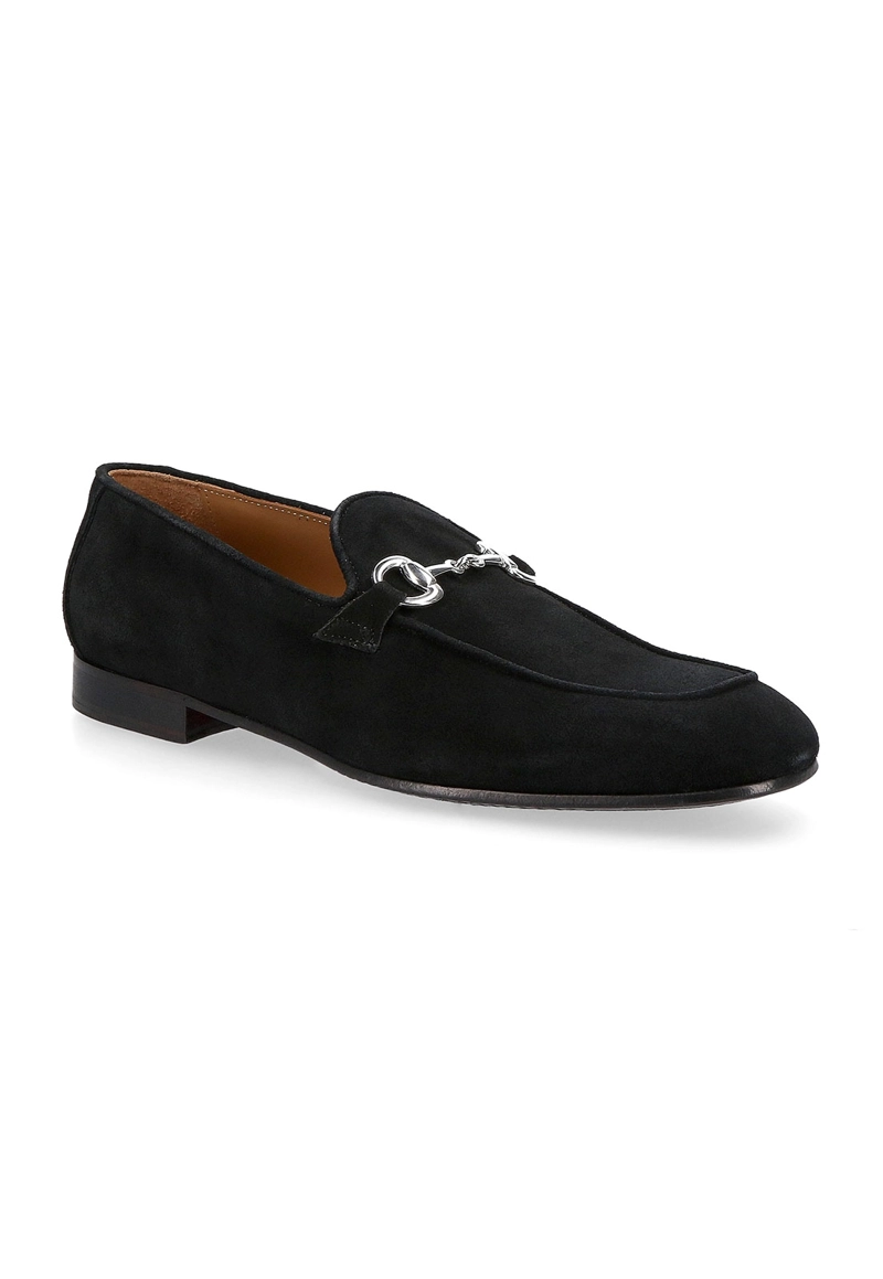 MOCASINES CASUAL ITALIANOS PROCENO MOC TOE BIT LOAFER NEGRO - 1