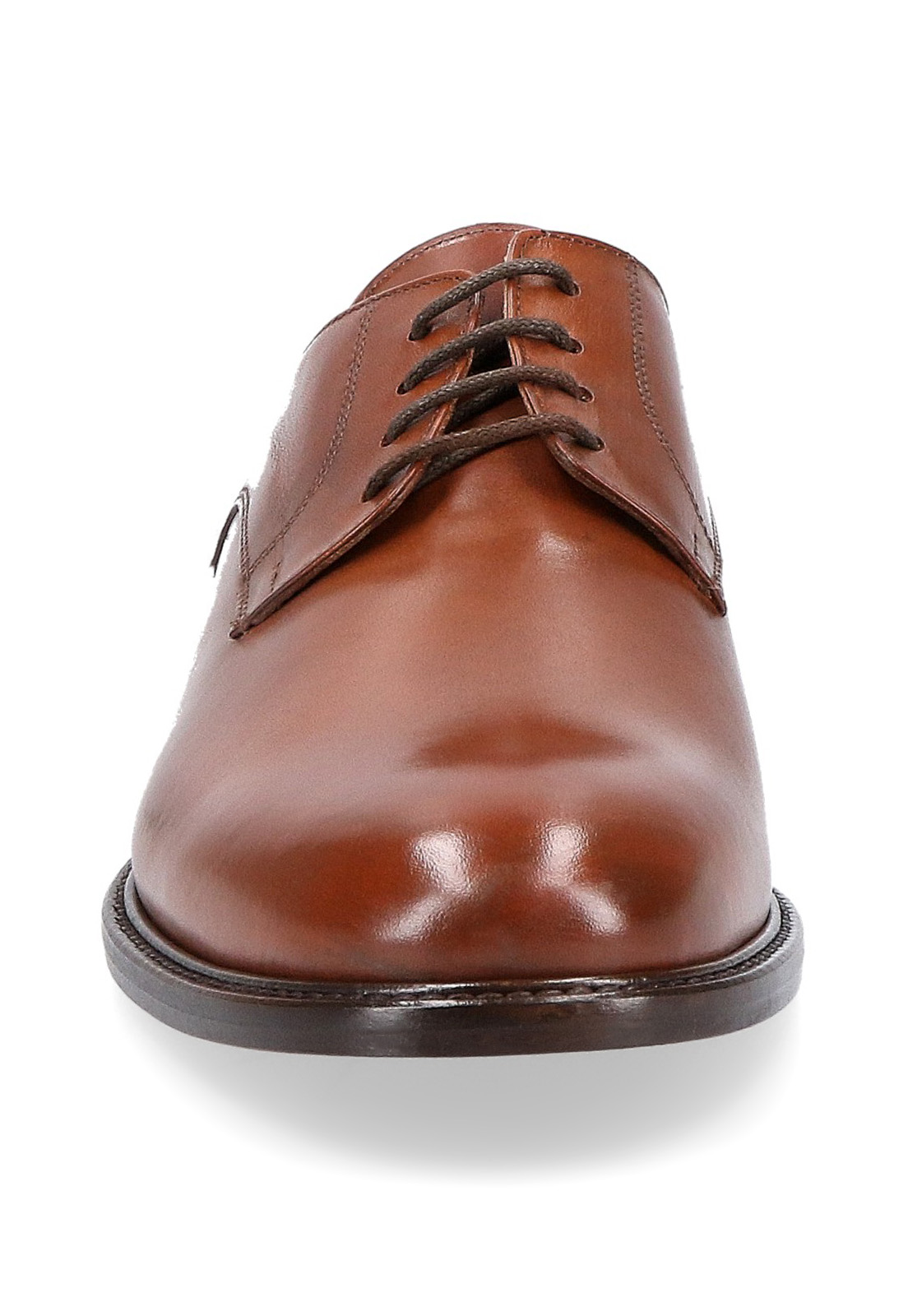 ZAPATOS FORMAL ITALIANOS VOLTAGO PLAIN TOE OXFORD COGNAC - 3