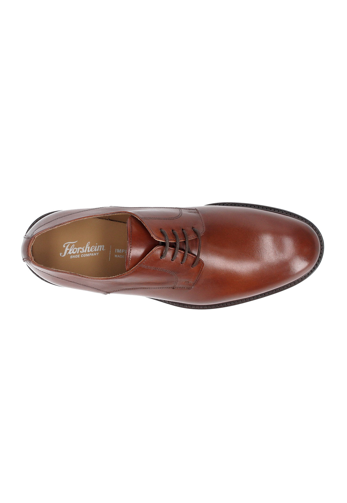 ZAPATOS FORMAL ITALIANOS VOLTAGO PLAIN TOE OXFORD COGNAC - 4