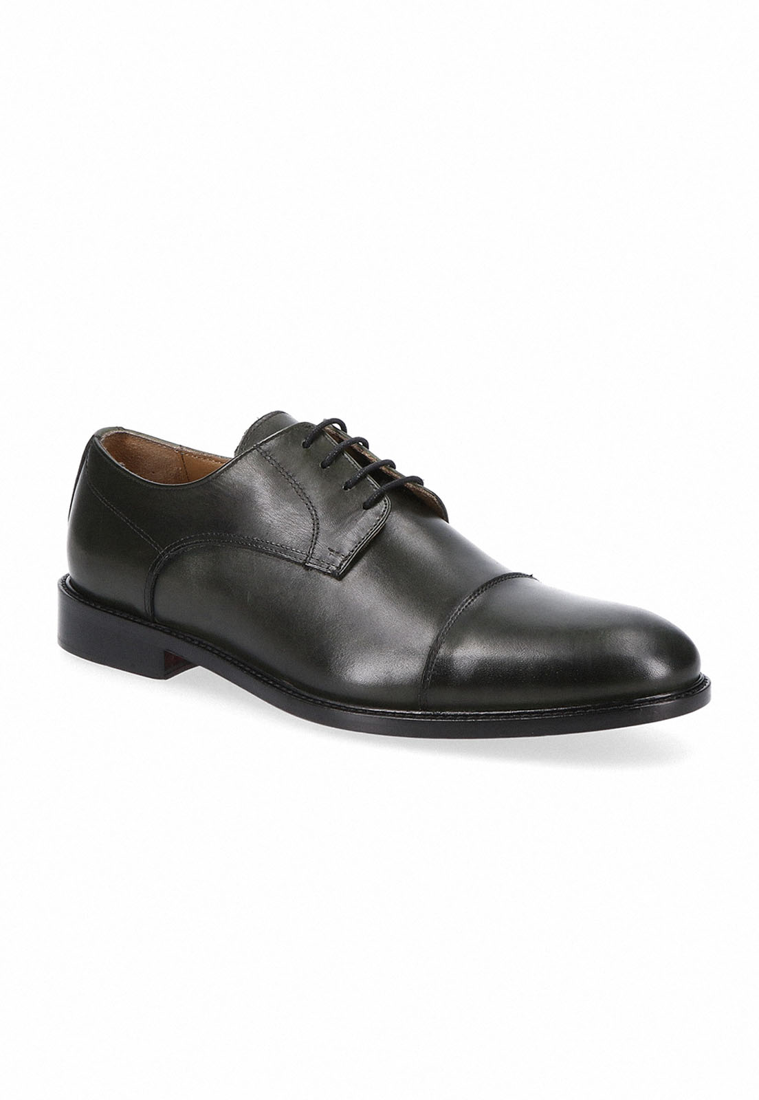 ZAPATOS FORMAL ITALIANOS VOLTAGO CAP TOE OXFORD VERDE - 1