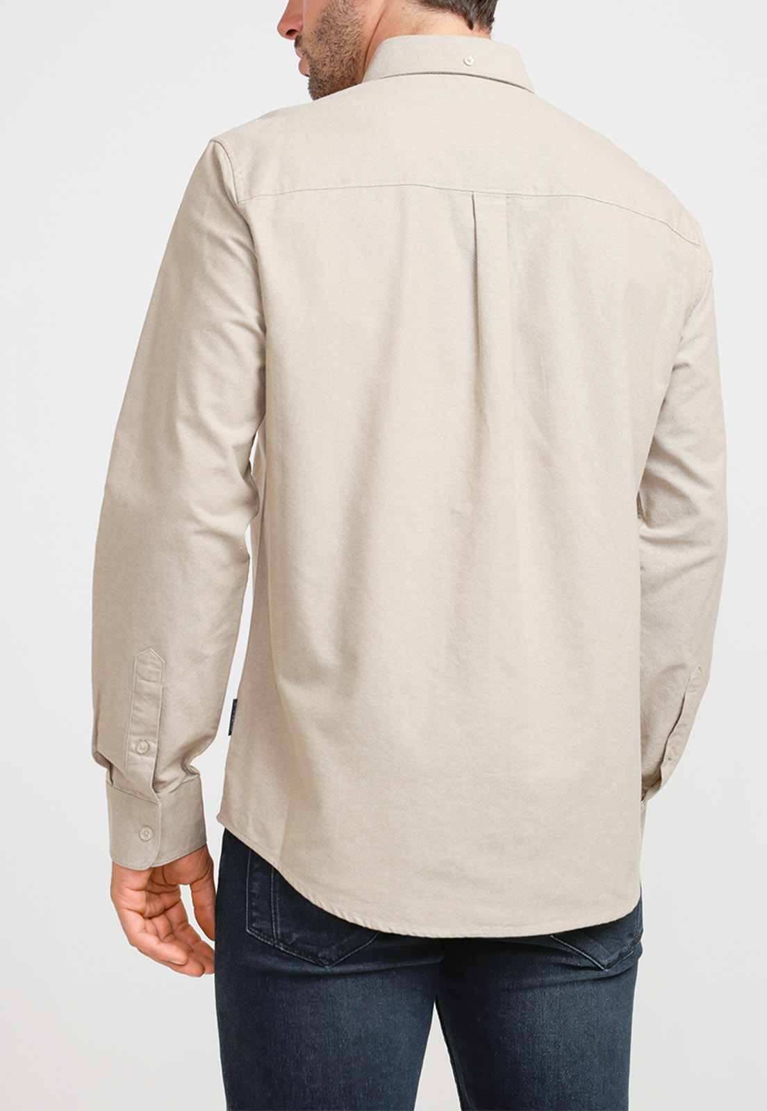 CAMISA HOMBRE OXFORD KHAKI - 2