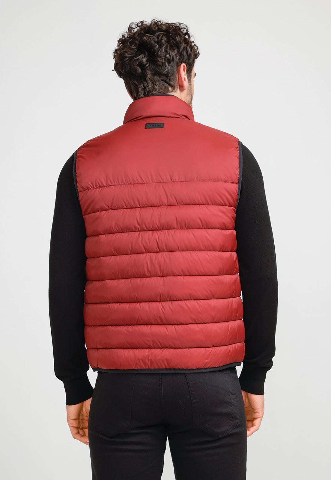 PARKA HOMBRE SIN MANGAS ACOLCHADA ROJO - 2