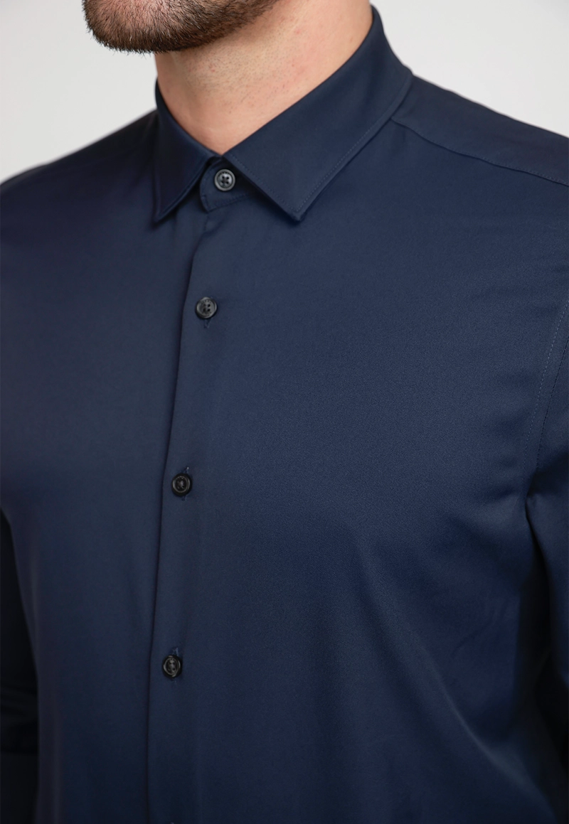 CAMISA HOMBRE TOTAL STRETCH NAVY - 3