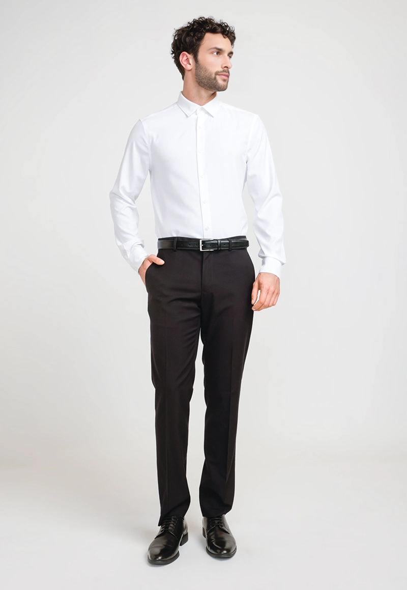CAMISA HOMBRE TOTAL STRETCH BLANCO - 4