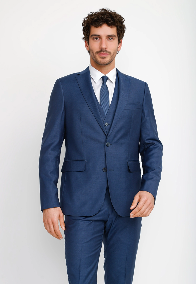CHAQUETA AZUL LISO FORMAL AZUL THE WILLOW SLIM - 1